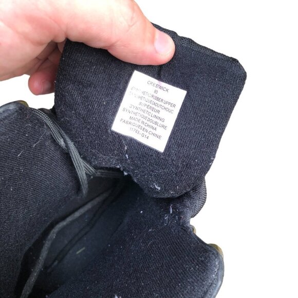 Polo Ralph Lauren Crestwick Black Duck Boots Size 9 - Picture 5 of 5